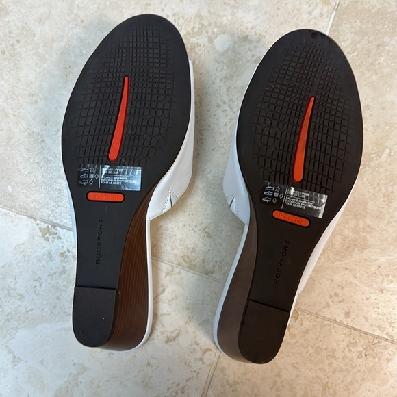 NWT Rockport Total Motion Wedge Leather Sandals - Picture 10 of 11